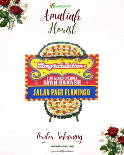 Bunga Papan Congratulation di Nanggeleng